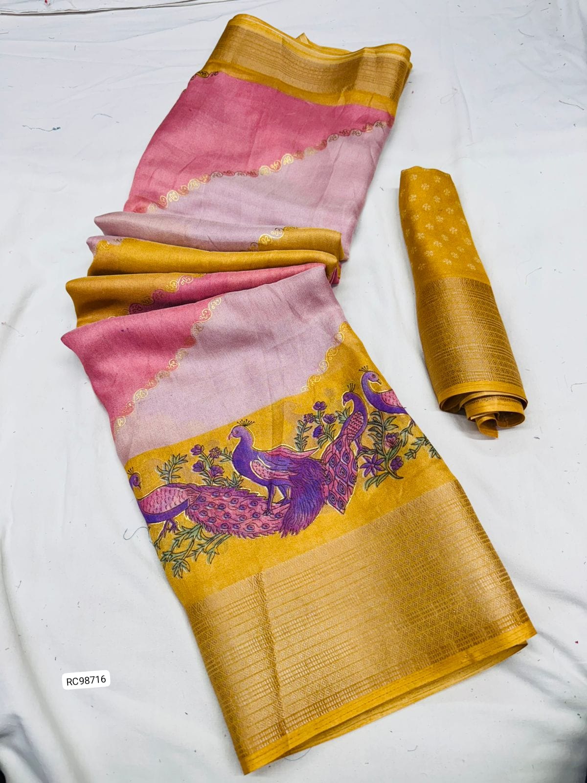 Soft Marshmallow Saree
