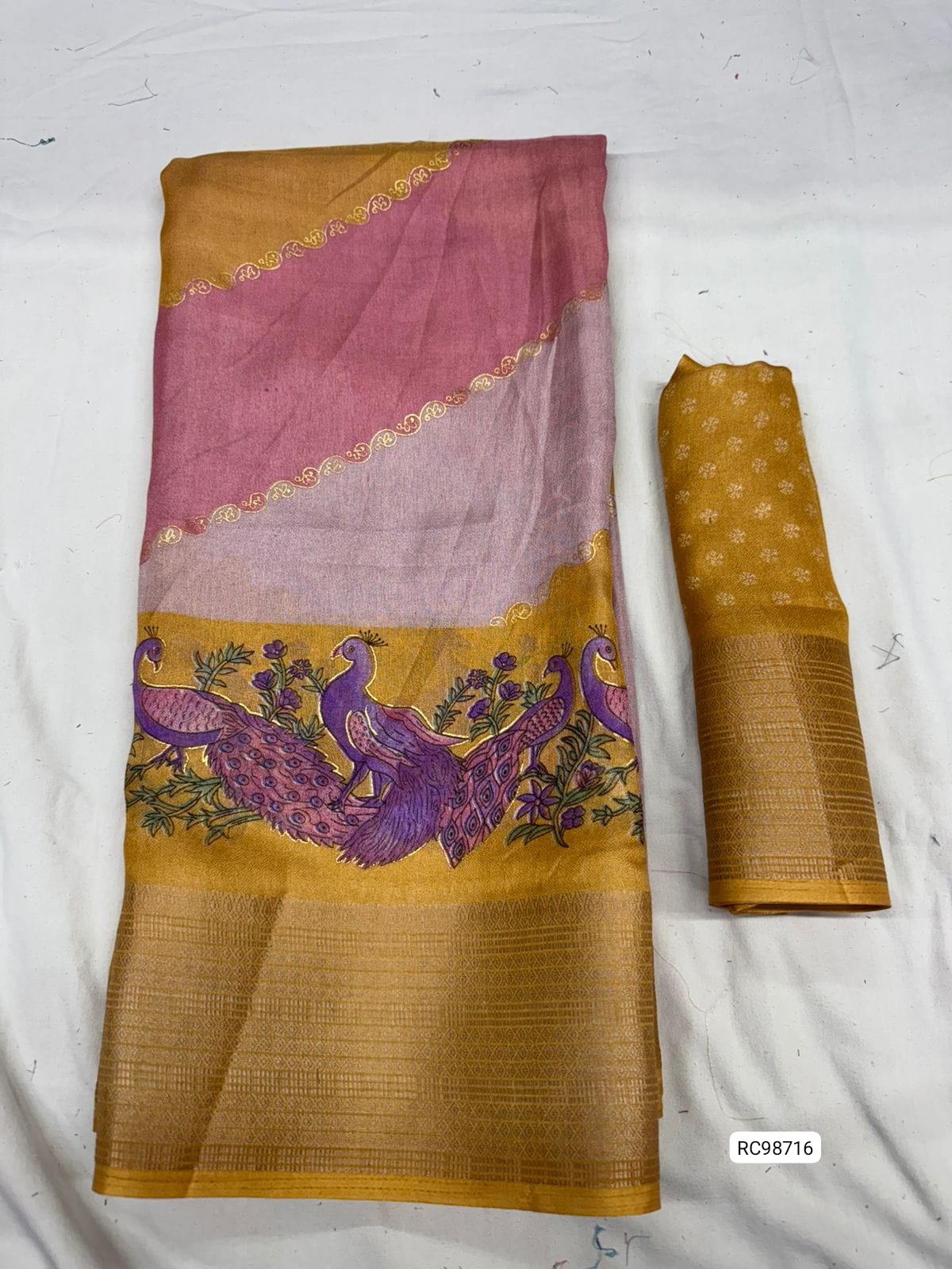 Soft Marshmallow Saree