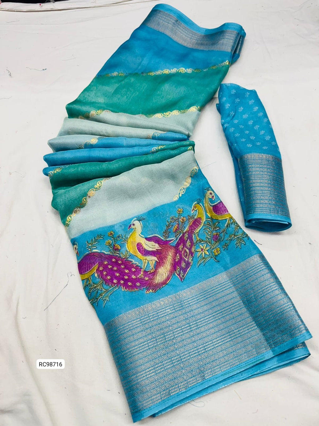 Soft Marshmallow Saree