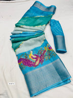 Soft Marshmallow Saree