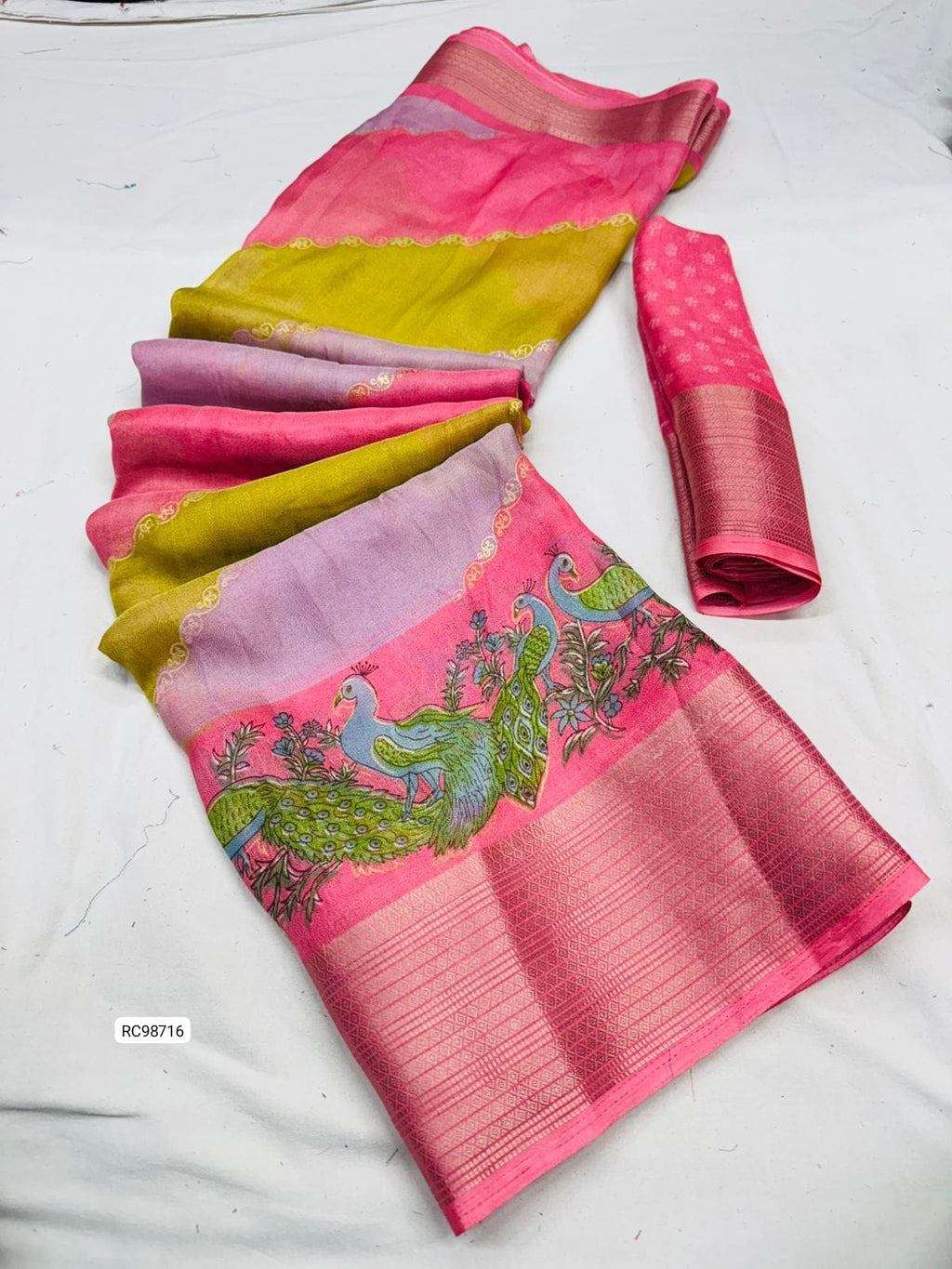 Soft Marshmallow Saree
