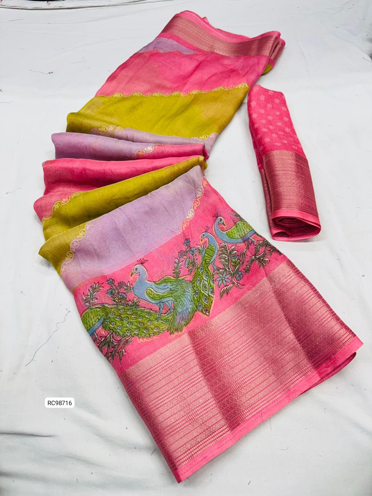 Soft Marshmallow Saree