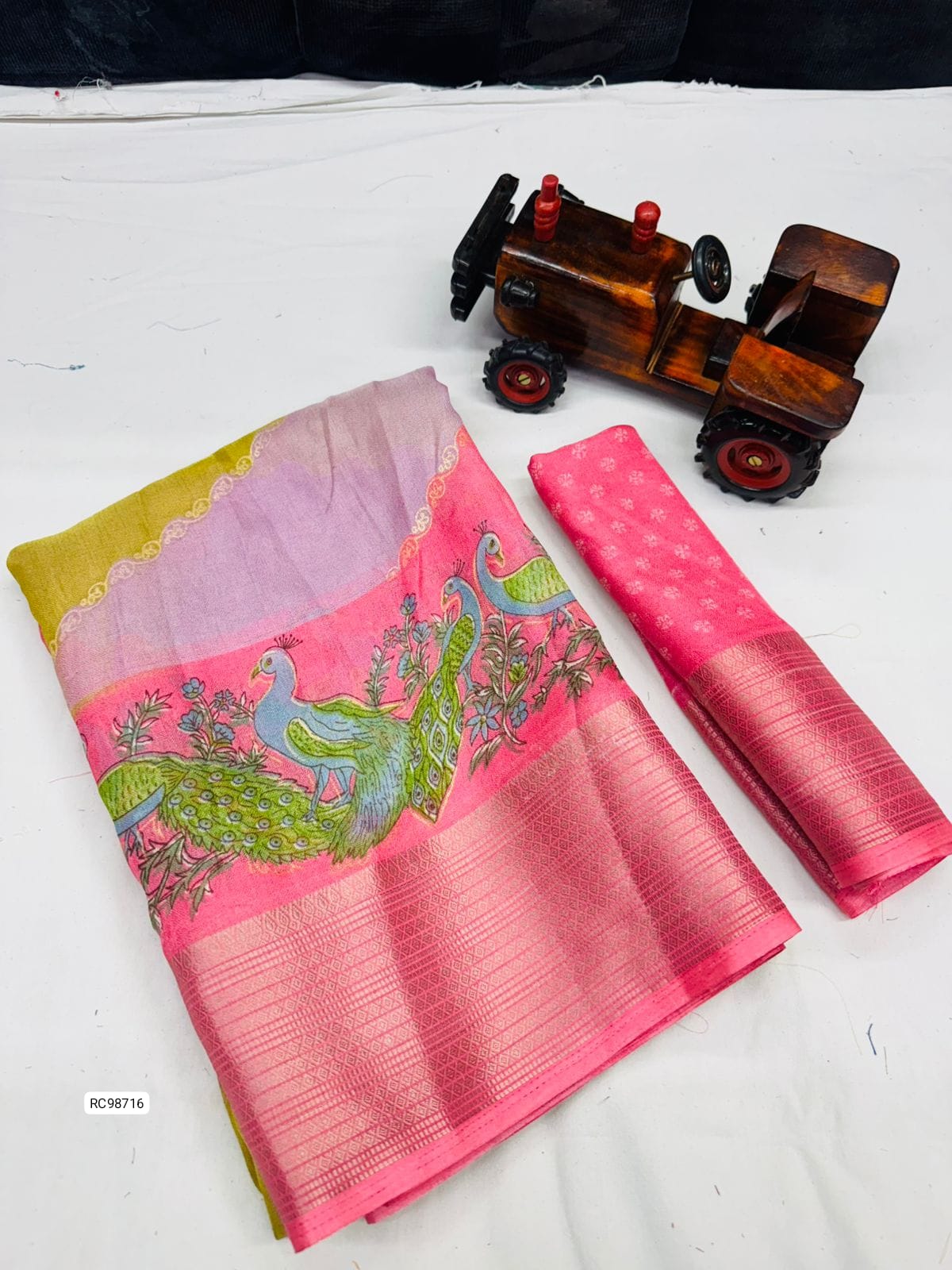 Soft Marshmallow Saree