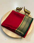 Semi Mysore Crepe Silk Saree