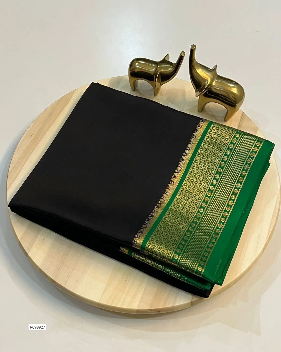 Semi Mysore Crepe Silk Saree