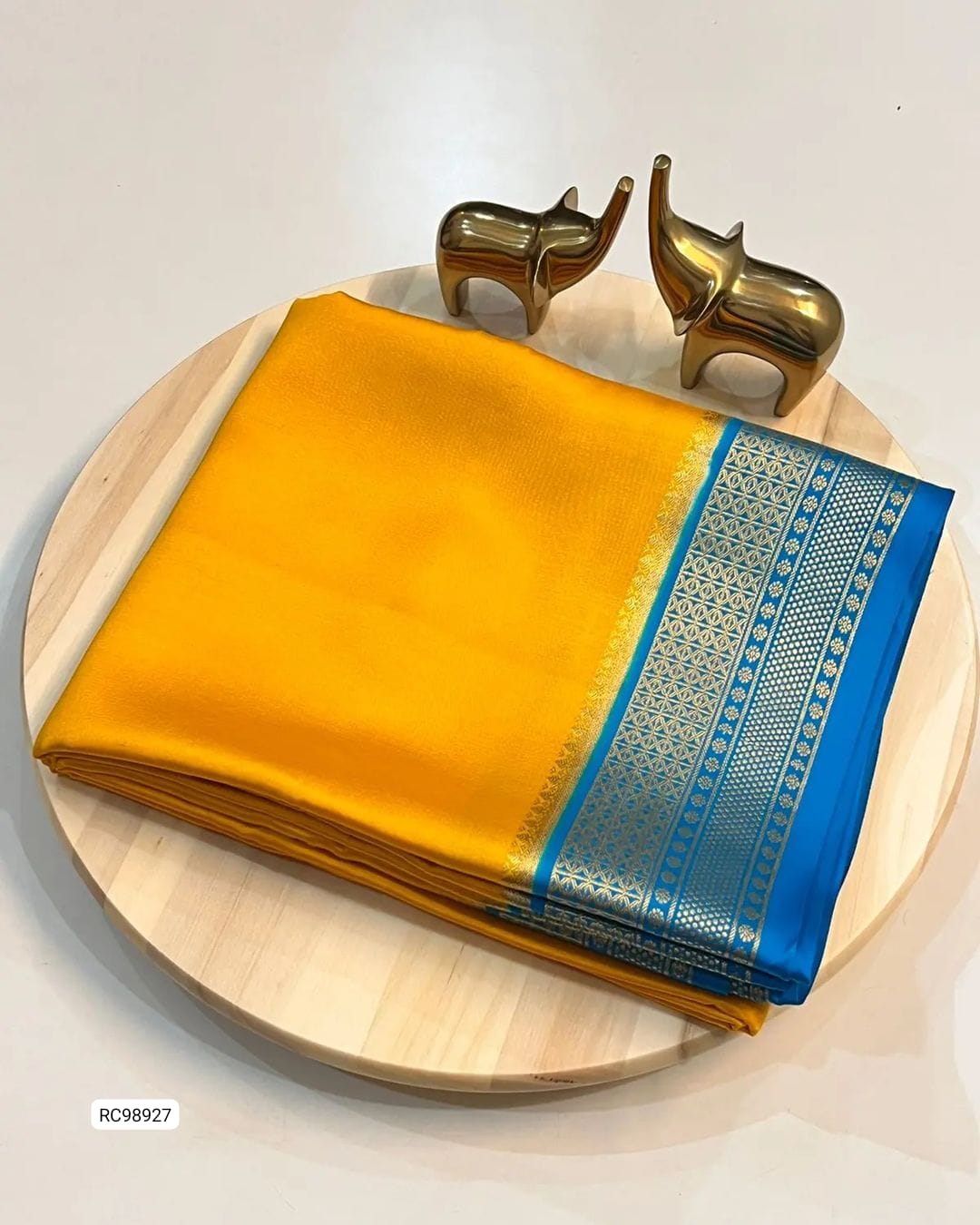 Semi Mysore Crepe Silk Saree