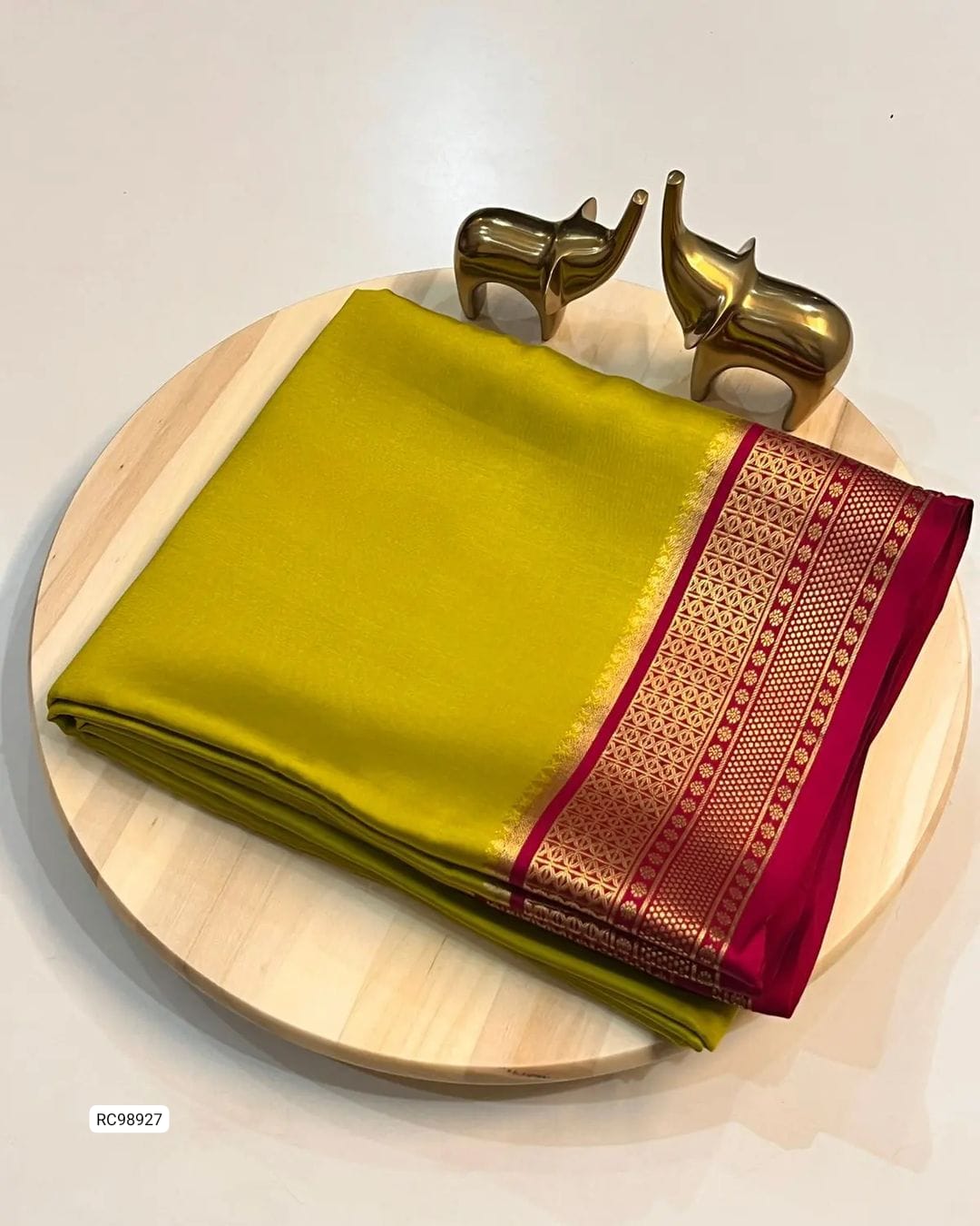 Semi Mysore Crepe Silk Saree