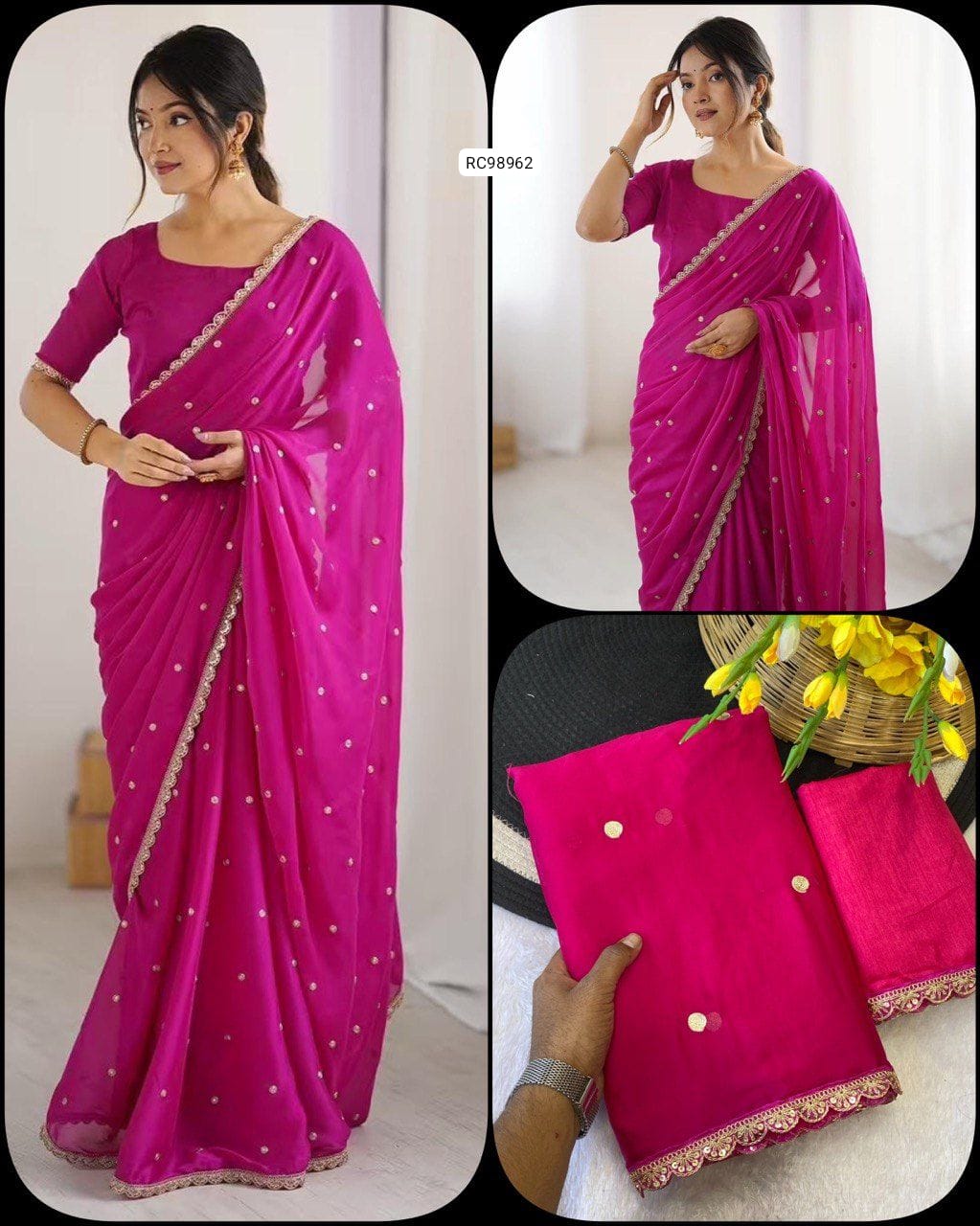 Premium Rangoli Silk Saree
