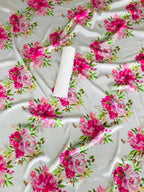 Floral Japan Satin Saree