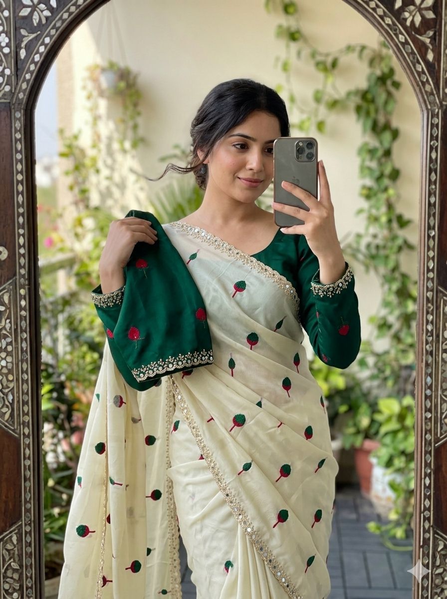 Soft Rangoli Silk Saree
