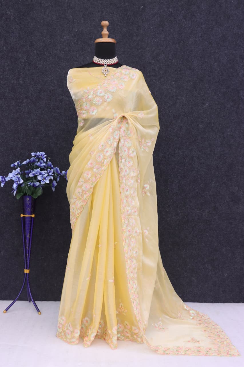 Premium Zimmy Chiffon Saree