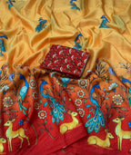Pure Handloom Tussar Silk Saree