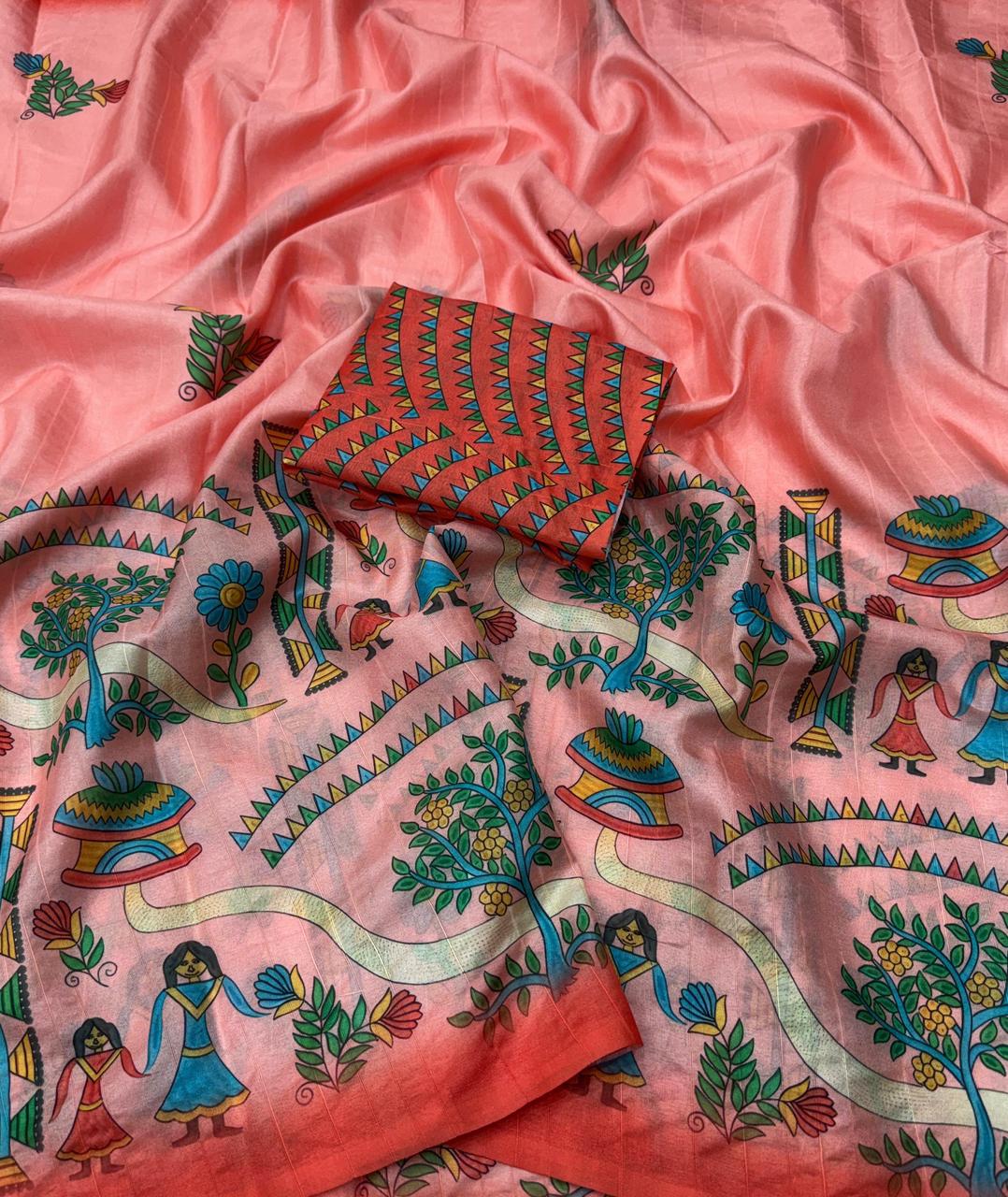 Pure Handloom Tussar Silk Saree