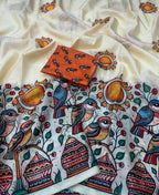 Pure Handloom Tussar Silk Saree