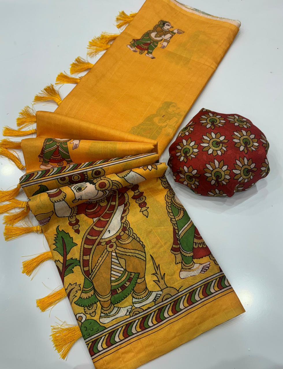 Pure Handloom Tussar Silk Saree