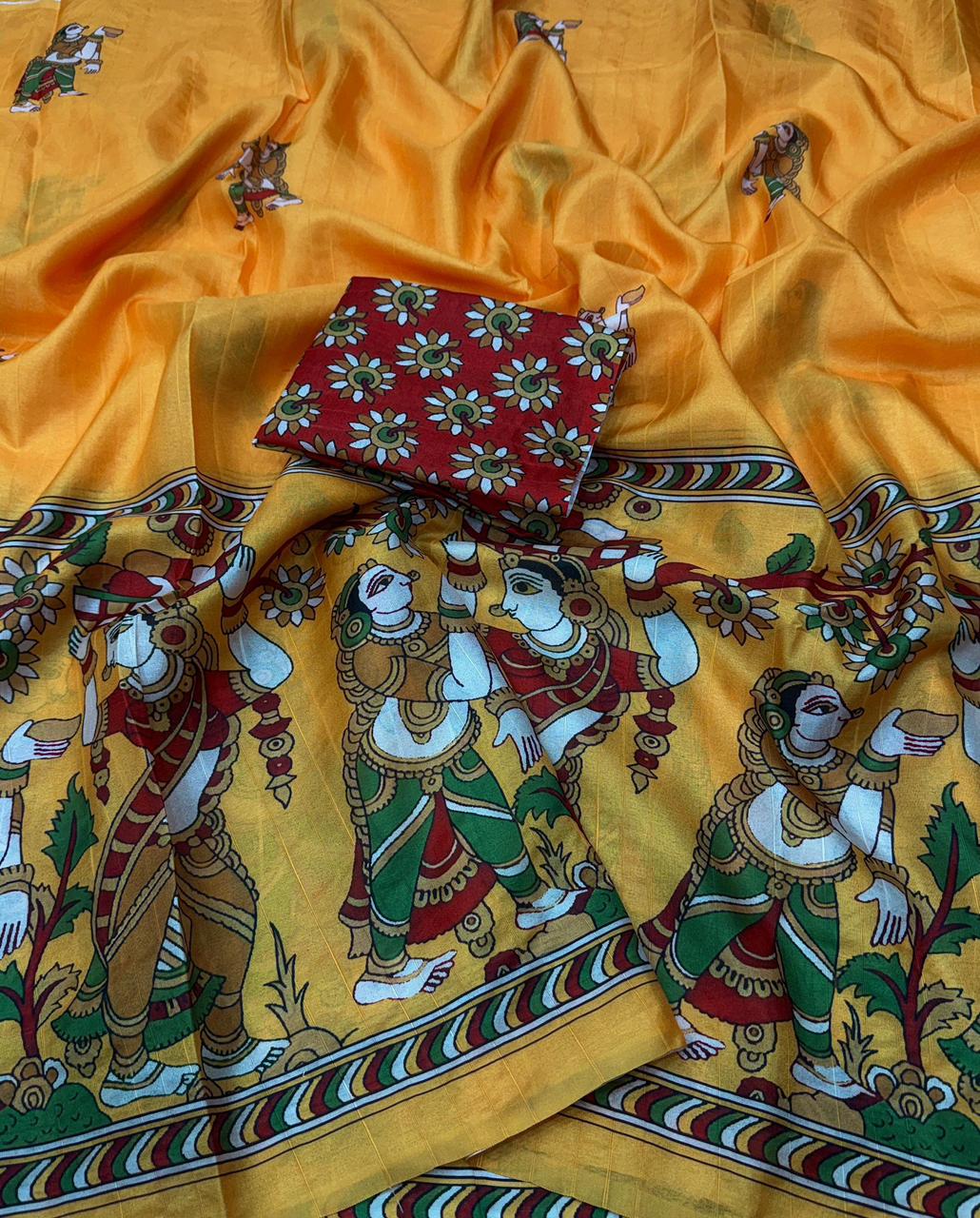 Pure Handloom Tussar Silk Saree