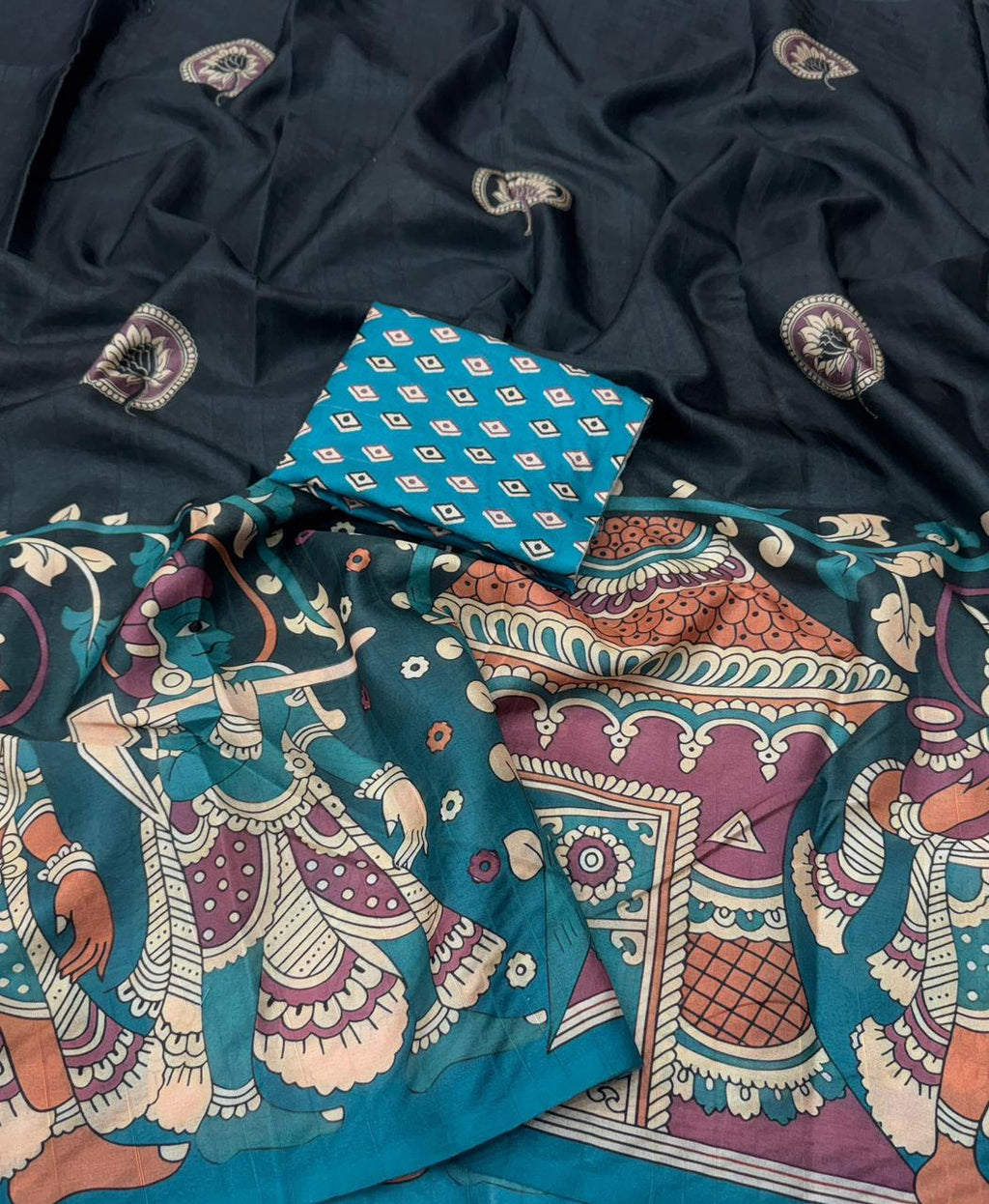 Pure Handloom Tussar Silk Saree
