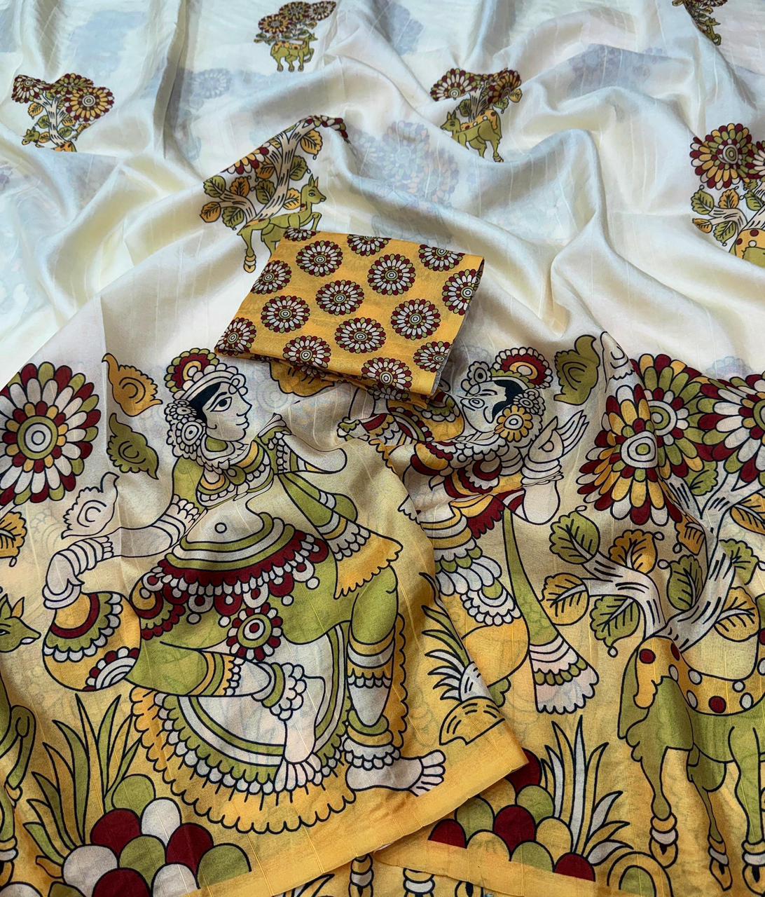Pure Handloom Tussar Silk Saree