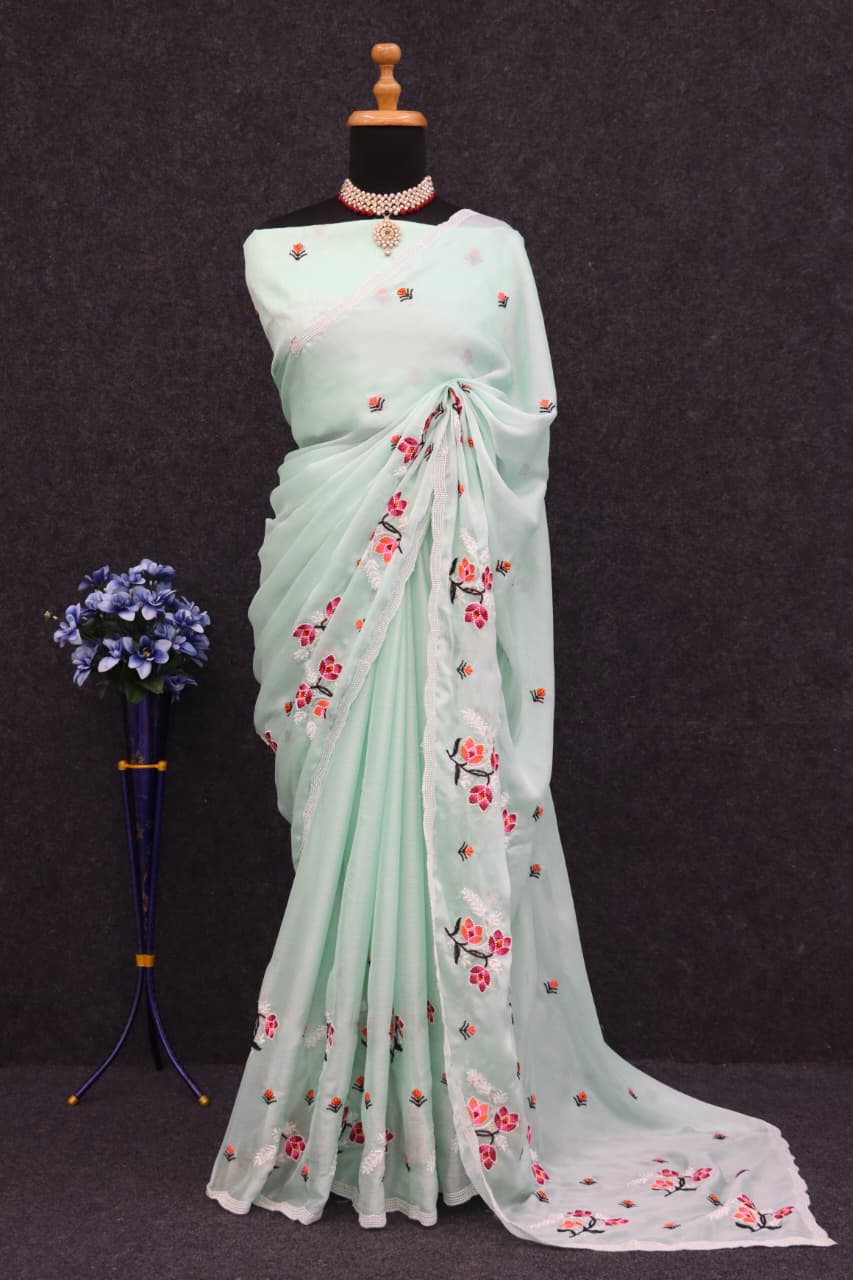 Pure Soft Chiffon Saree