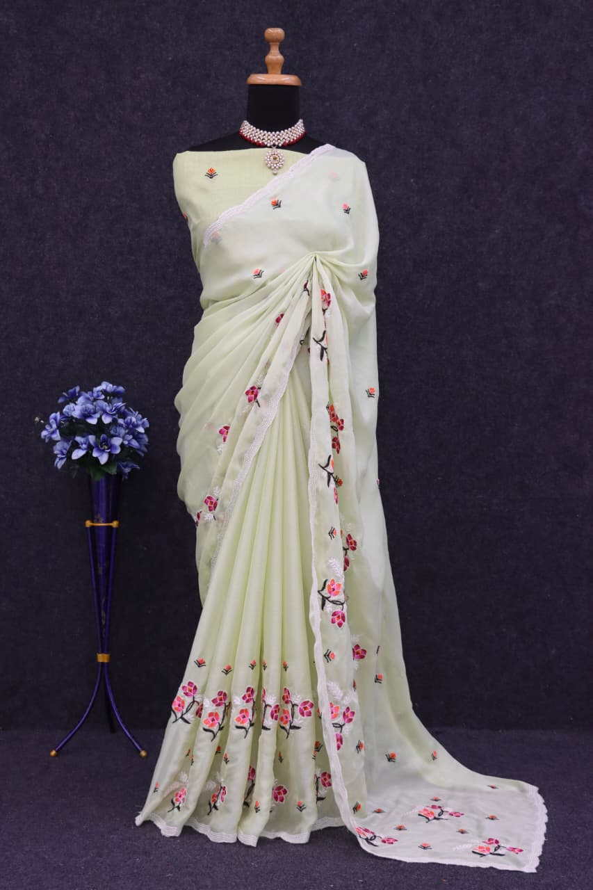 Pure Soft Chiffon Saree