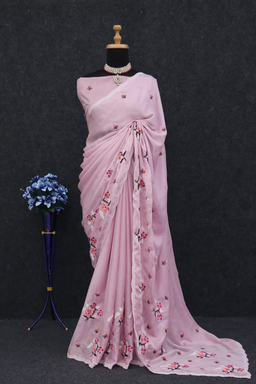 Pure Soft Chiffon Saree