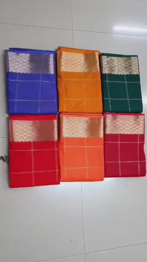 Pure Mysore Crepe Silk Saree with Zari Weaving & Contrast Blouse – Elegant Boutique Wear & Festive Gifting