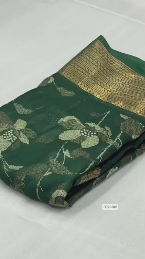 Heavy Marshmellow Jacquard Border Saree