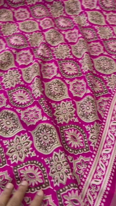 Super Mul Mul Cotton Viscose Saree with Patola Pallu & Sequin Work Blouse – Premium Boutique Wear & Festive Gifting