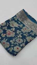Pure Calcutta Moss Mellow Georgette Sarees