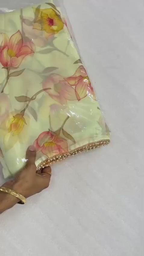 Chiffon Digital Print Saree – Soft, Weightless & Premium Quality
