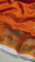 Super Premium Silk Saree with Uniform Design & Kanchi Borders – Elegant Official Wear & Boutique Display