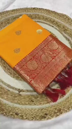 Pure Banarasi Silk Saree with Rich Mina Work & Butti Design – Regal Grandeur for Boutique Displays & Wedding Season Gifting