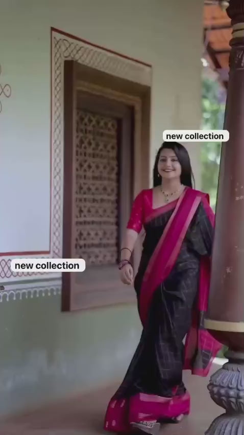 Heavy Mysore Silk Saree with All-Over Weaving & Two-Tone Padding Border – Premium Ethnic Wear for Boutique Displays & Festive Gifting