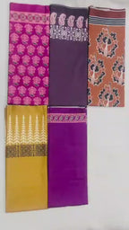 Exclusive Ajrakh Print Soft Modal Silk Saree with Rich Pallu & Contrast Blouse – Premium Arrival