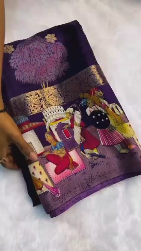 Premium Dola Self Jacquard Silk Saree with Jari Work & Butti Blouse – Super Hit Collection