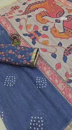 Premium Pure Soft Linen Cotton Saree