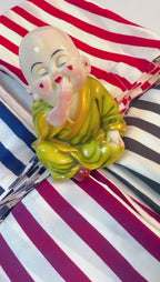 Stripe Elegance Crepe/Georgette Saree with Stylish Striped Print & Matching Blouse – Modern Party & Office Wear